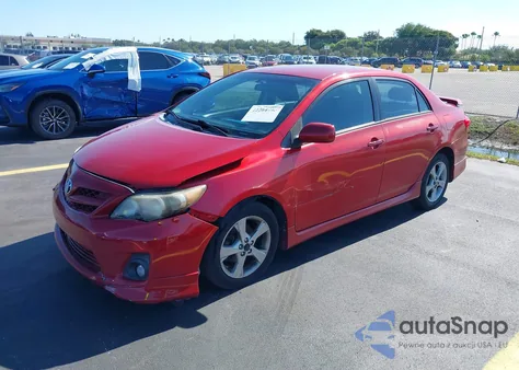 2011 Toyota Corolla S from USA, damaged, VIN 2T1BU4EEXBC618606